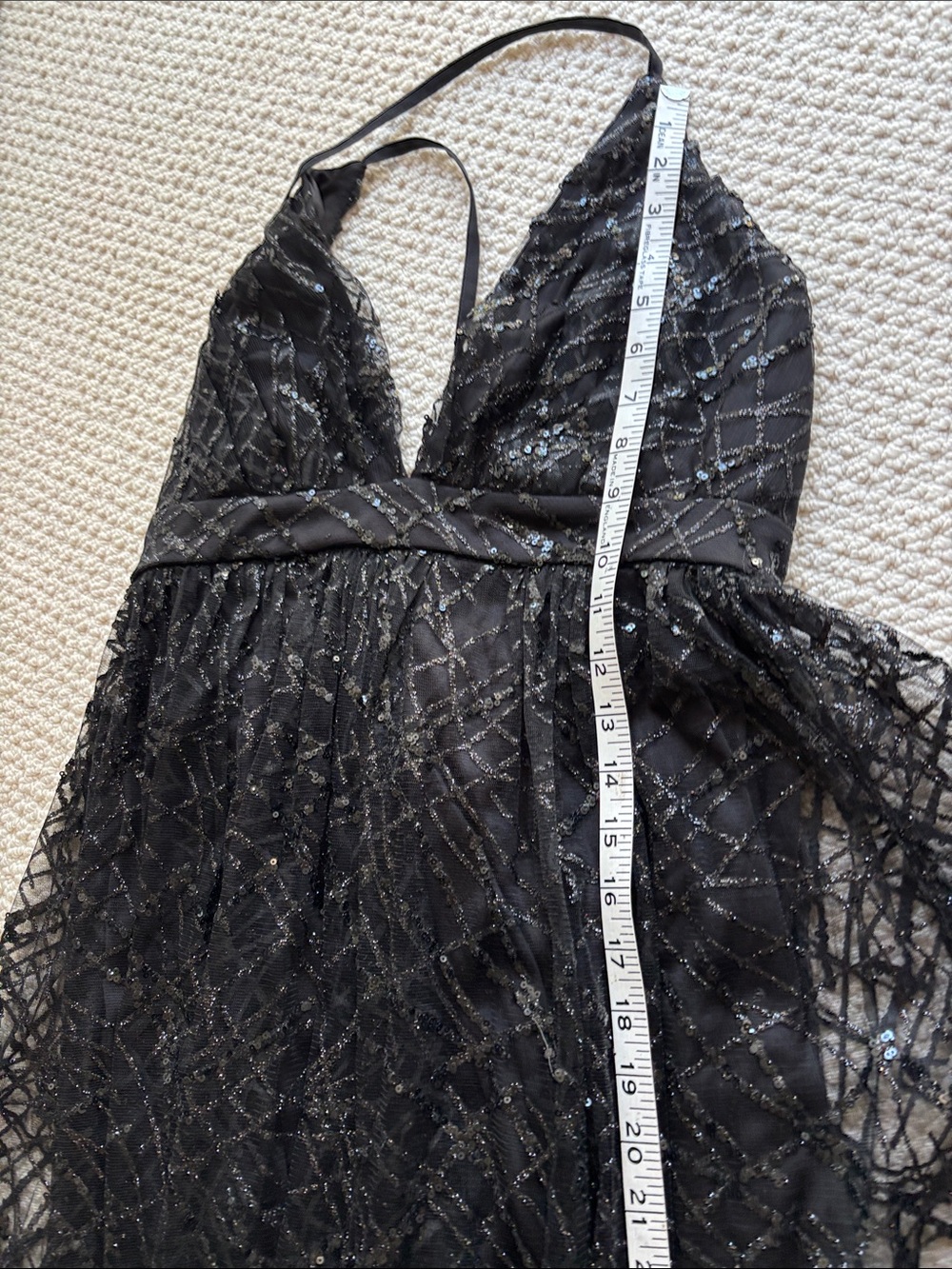 Betsy Johnson Sequin Lace Dress - Picture 10 of 15